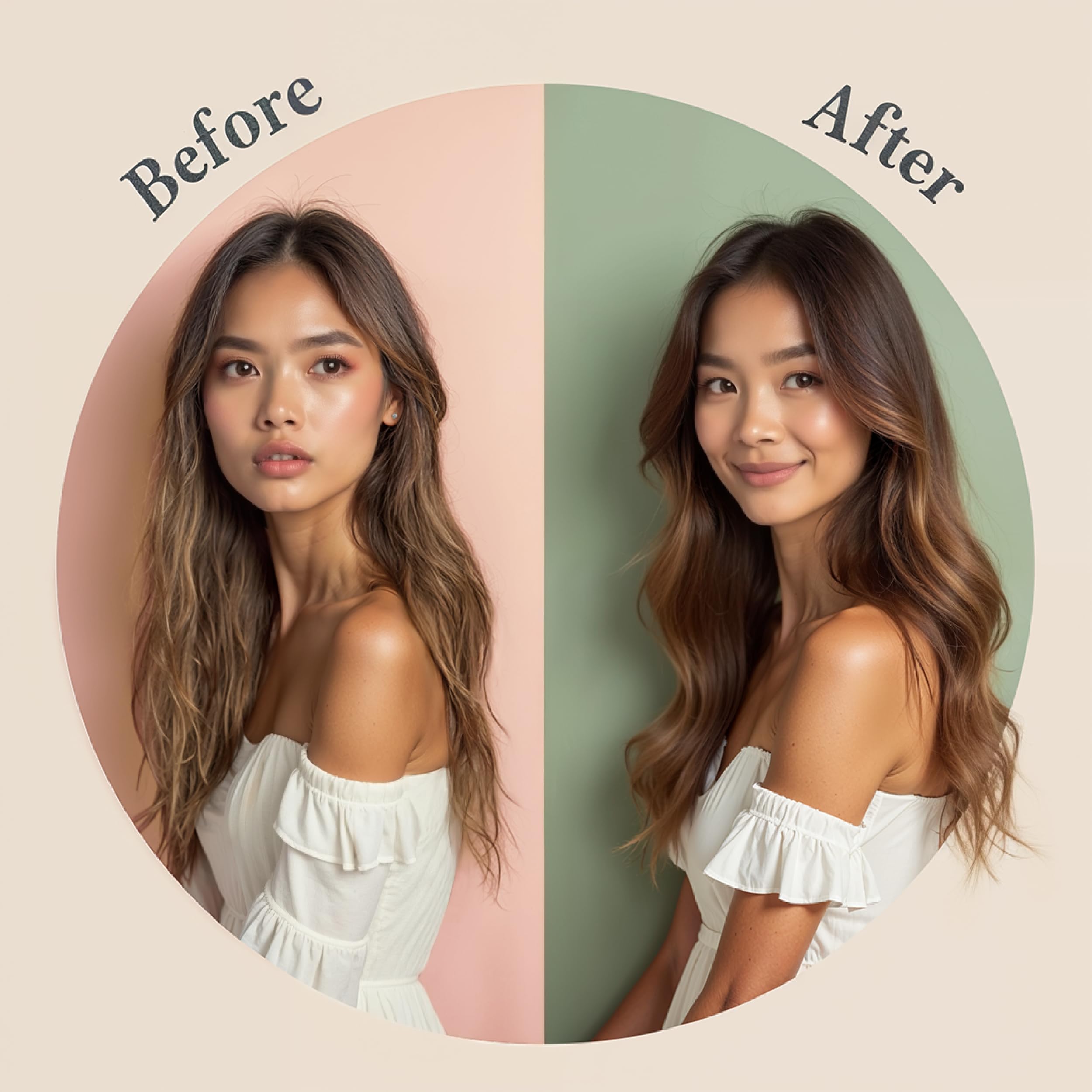 Argan oil droplets on shampoo surface signaling nourishing shine.