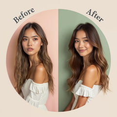 Argan oil droplets on shampoo surface signaling nourishing shine.