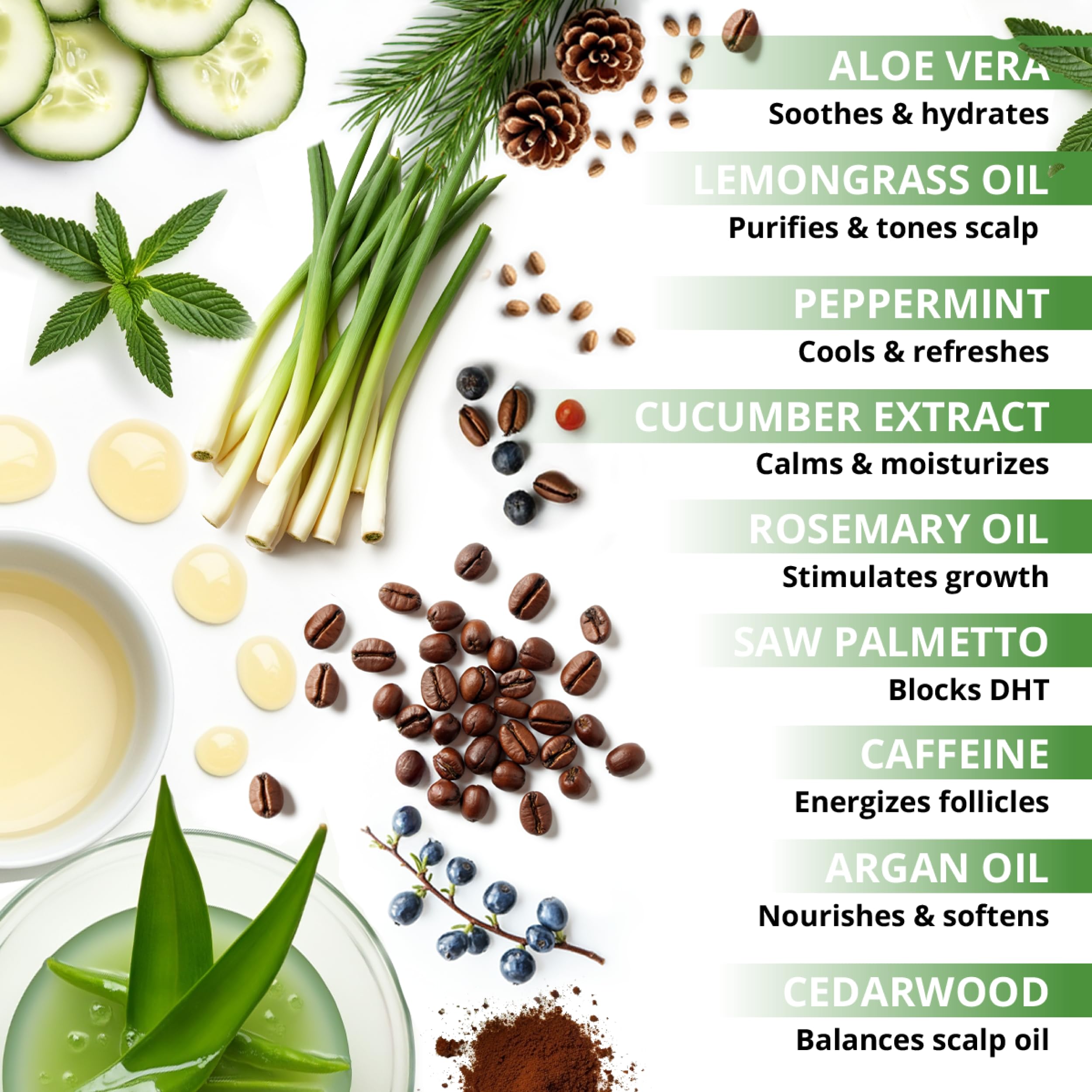 Lifestyle shot showing daily use of Botanical Green Care conditioner