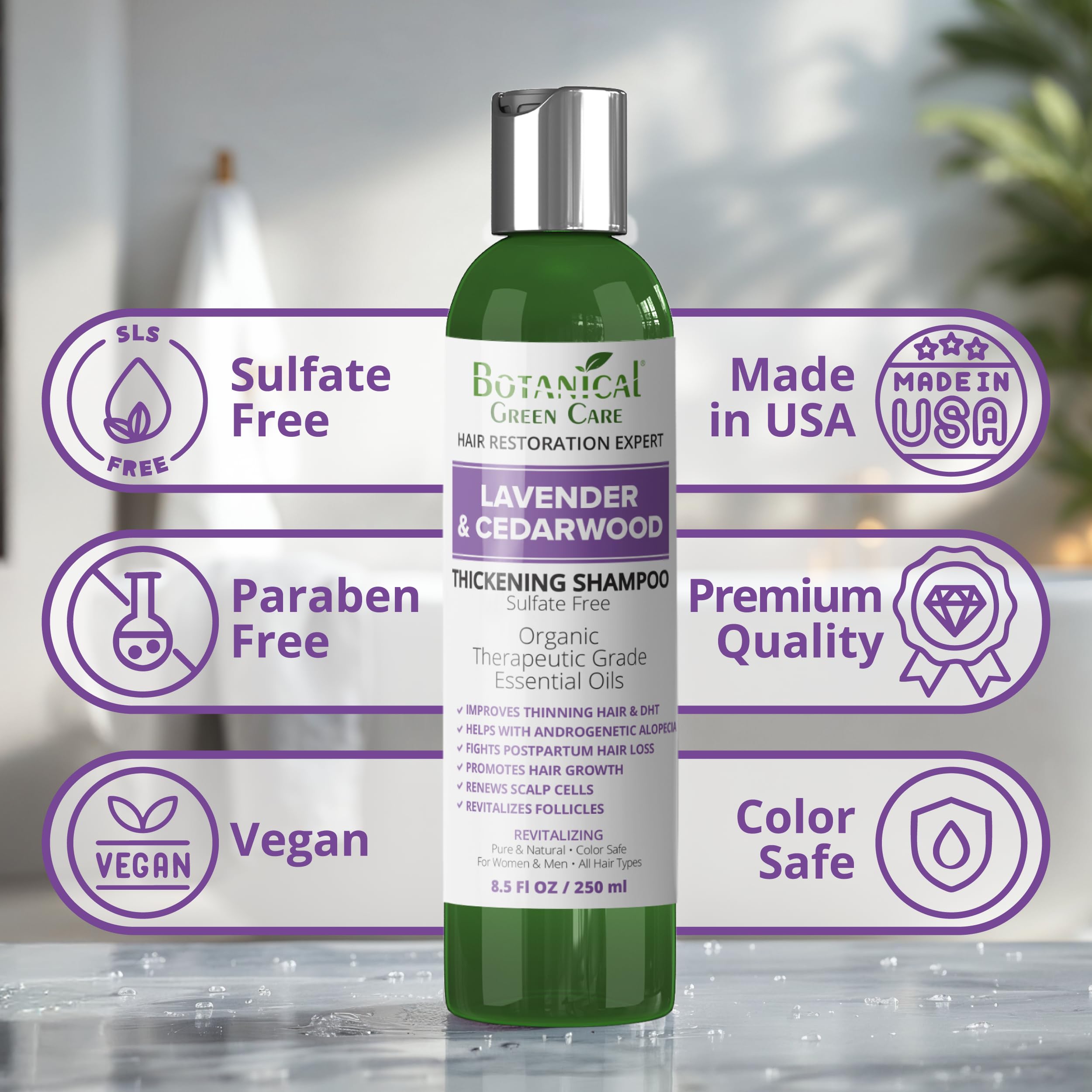 Ingredient blend of rosemary and peppermint used in Botanical Green Care shampoo