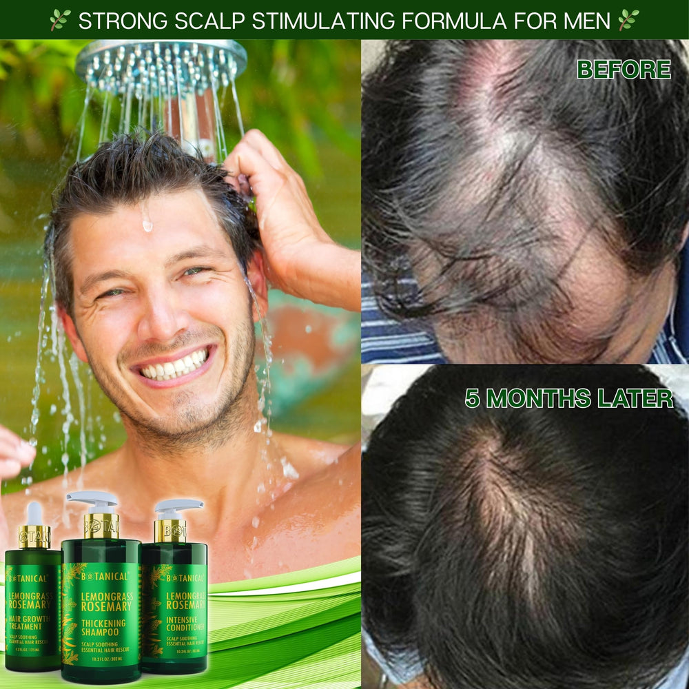Botanical Hair Growth Lab shampoo closeup emphasizes antioxidant-rich formula for hair vitality.