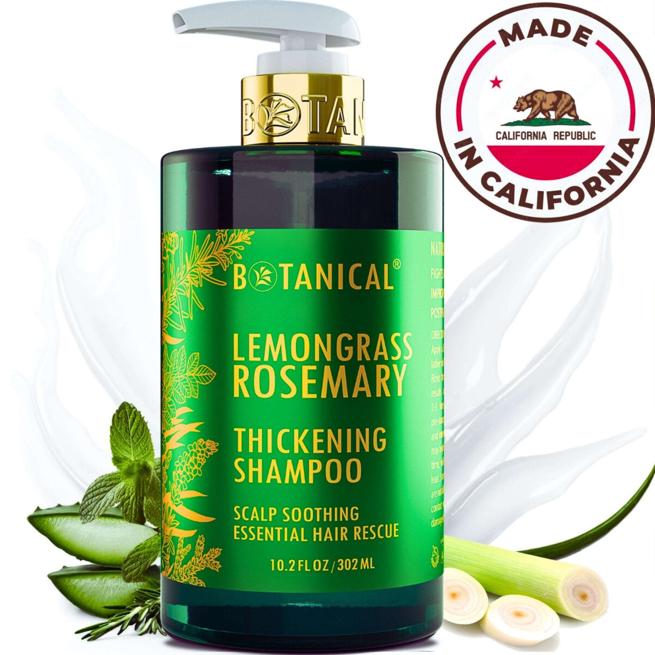 Botanical Hair Growth Lab scalp-stimulation hands illustrate invigorating roots and renewed confidence.