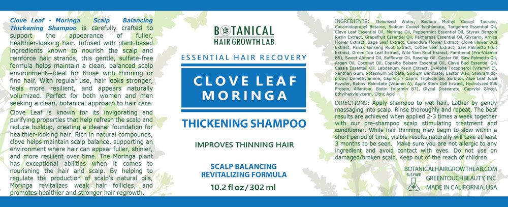 BOTANICAL HAIR GROWTH LAB results show shine and smoother texture.