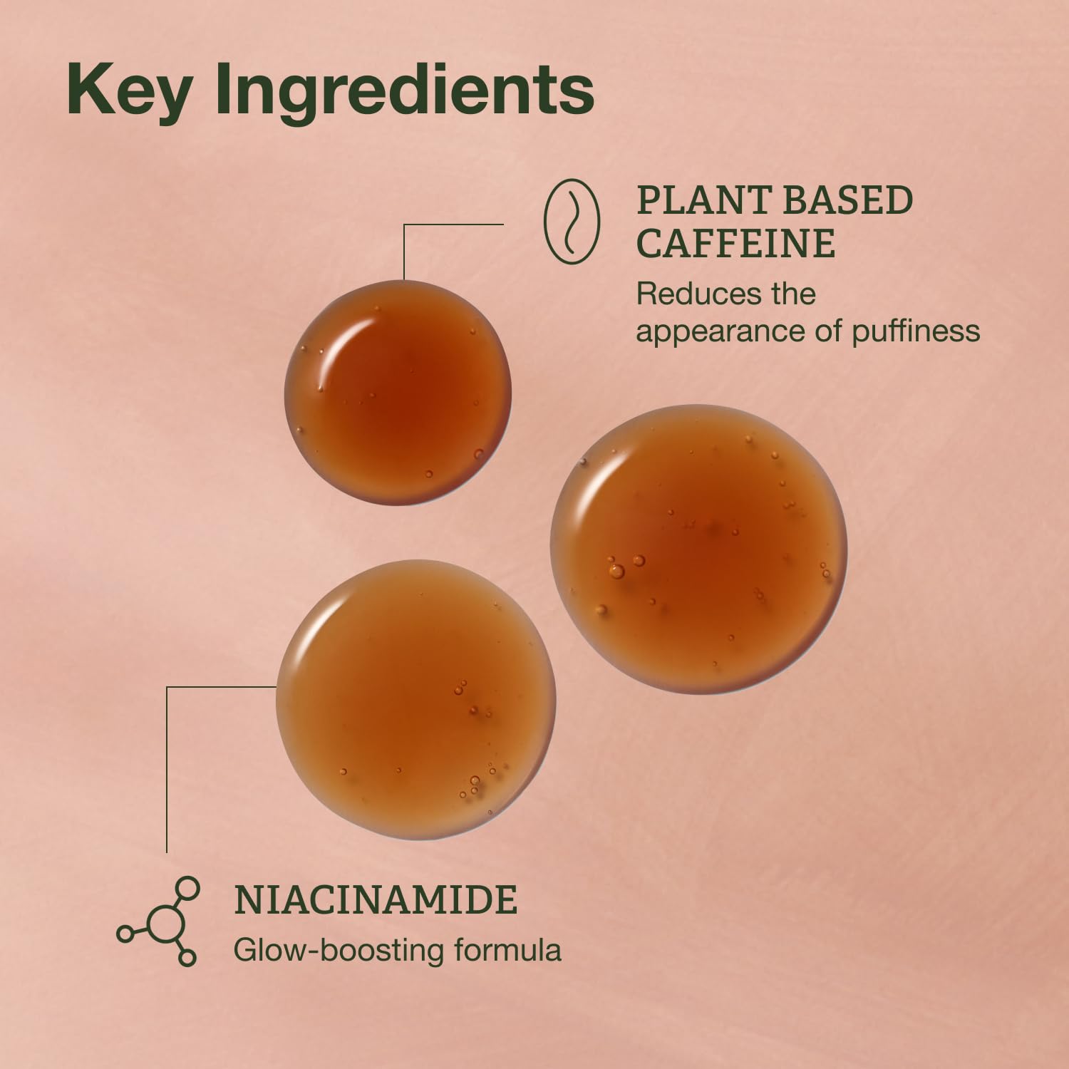 Botanics All Bright caffeine eye serum cooling sensation around the eye area.