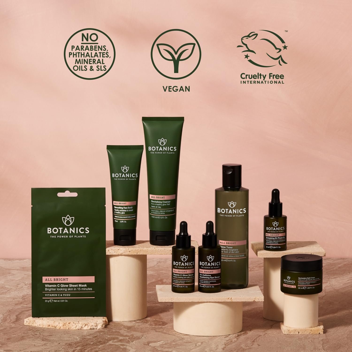 Botanics All Bright Night Cream night routine with gua sha enhances relaxation and glow