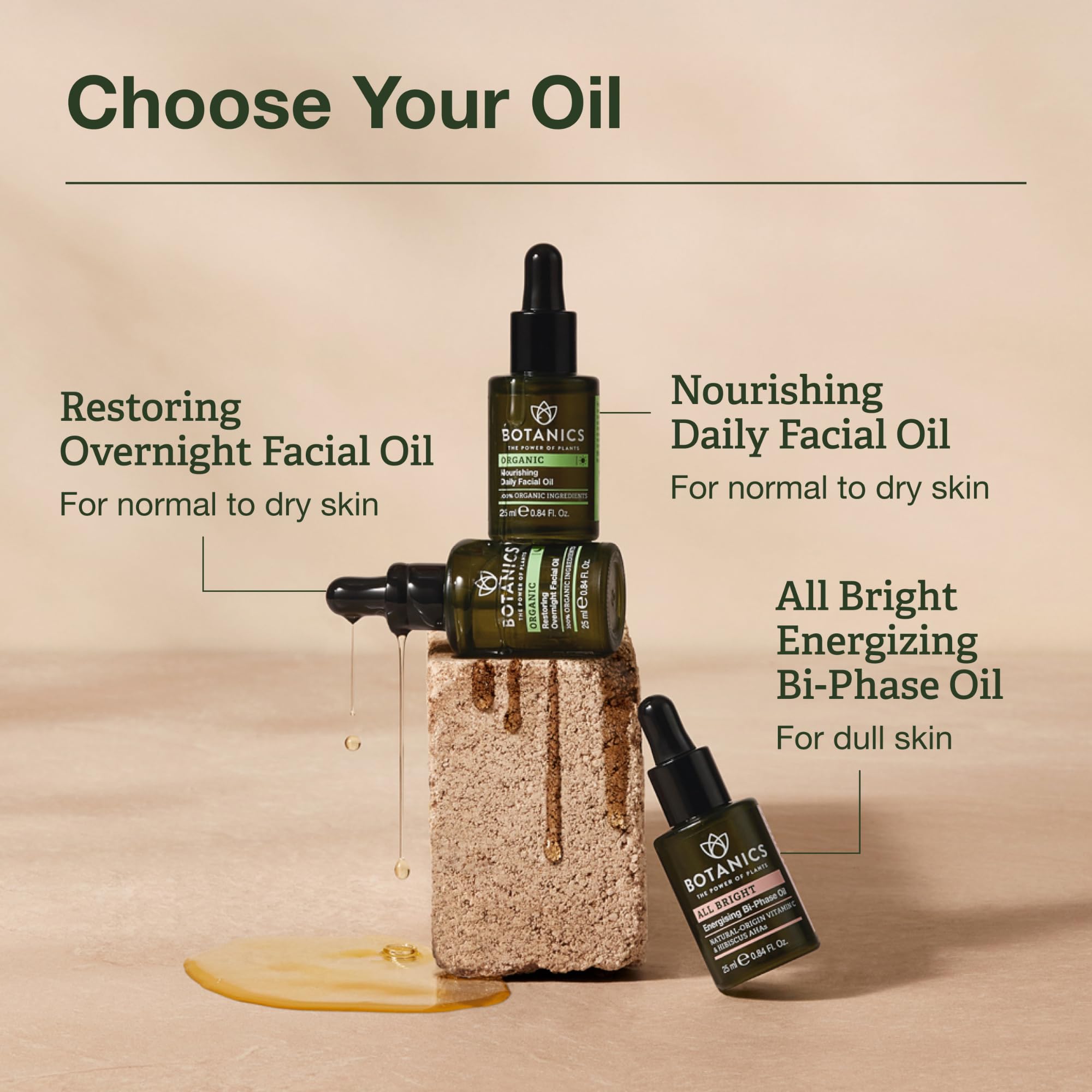 Botanics Overnight Face Oil rosehip detail highlights nutritious ingredient for healthier feel