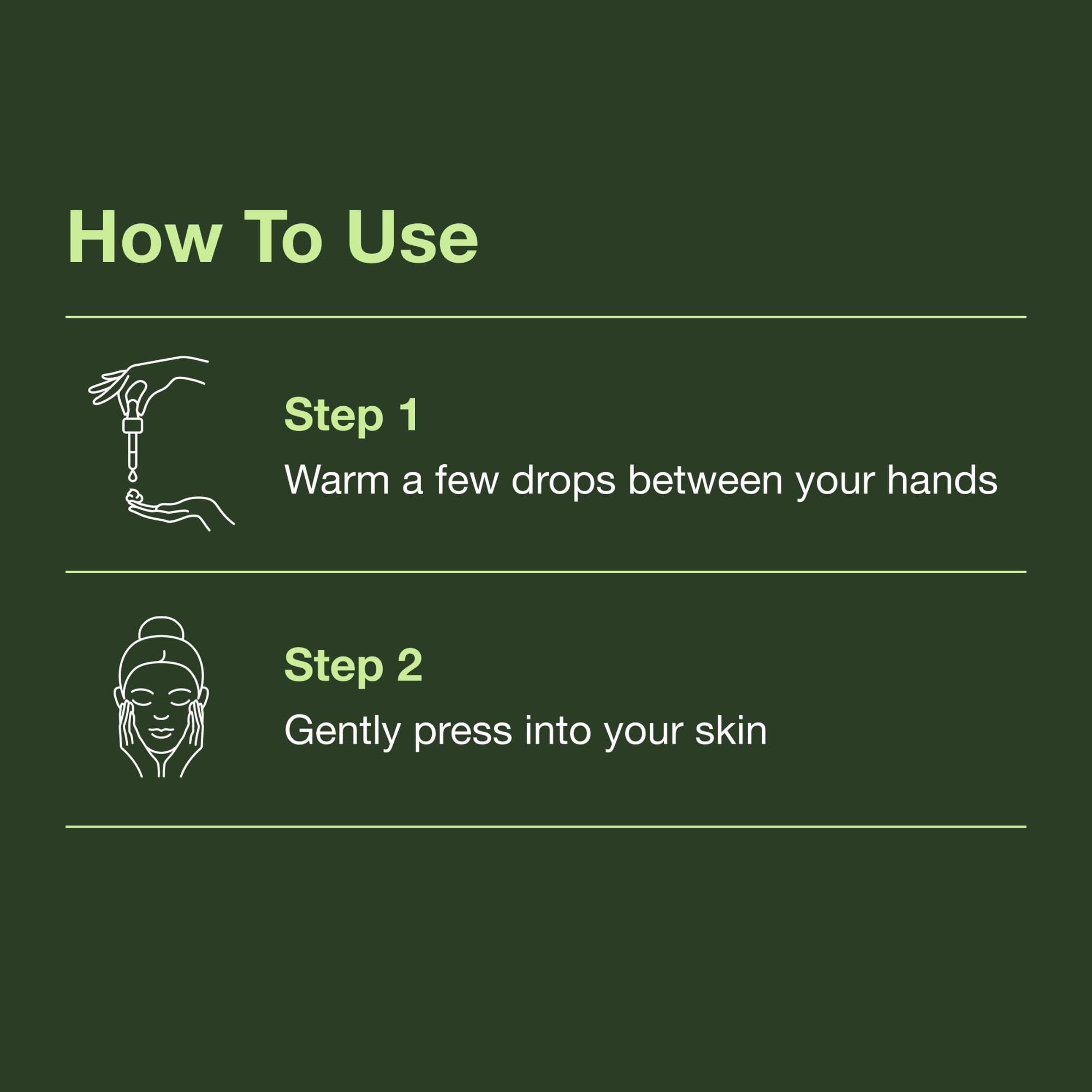 Botanics Overnight Face Oil texture on skin shows satin-soft finish