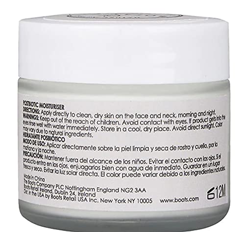 Botanics Revive & Protect moisturiser texture close-up demonstrates fast absorption