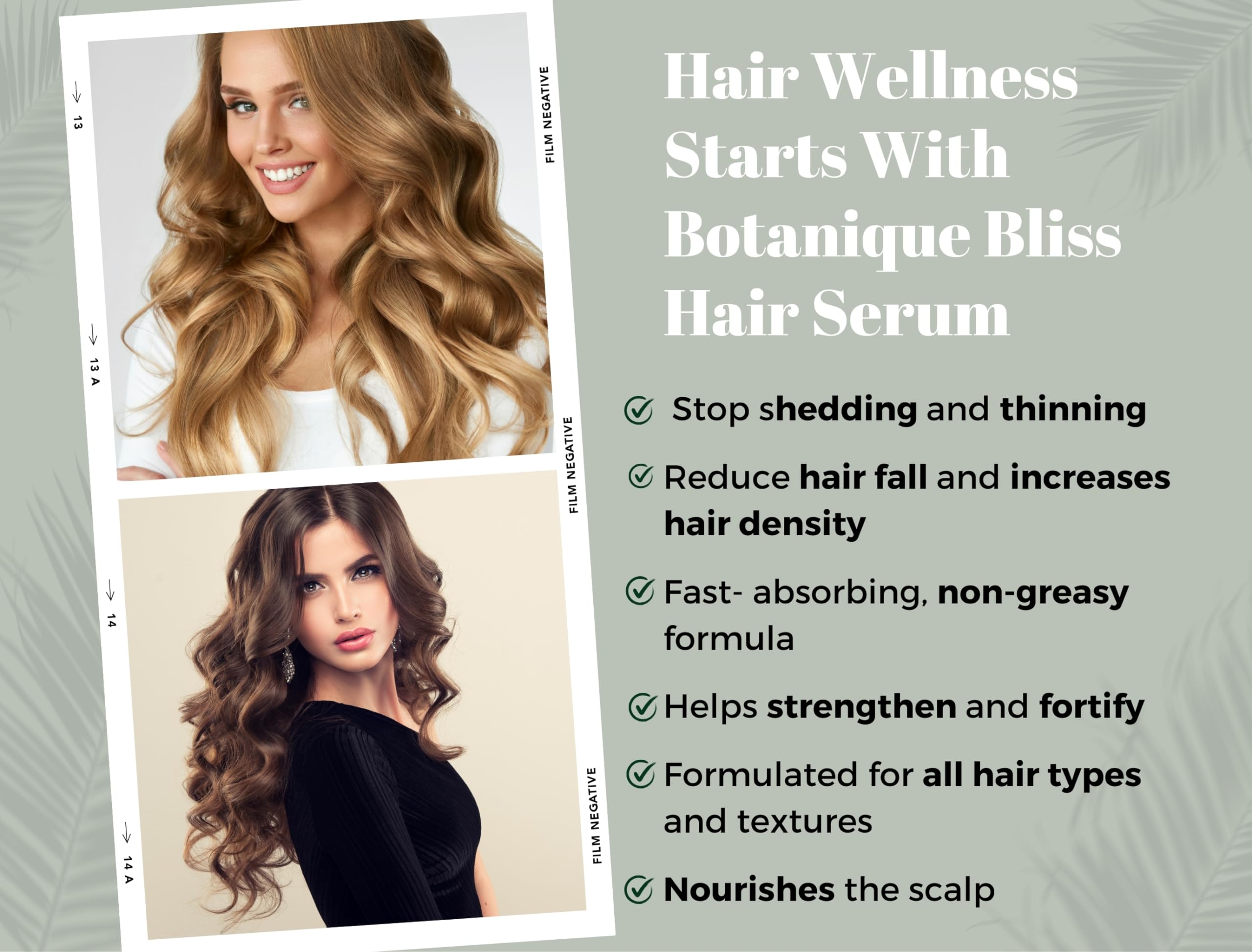 Botanique Bliss vegan lightweight serum with fast absorption for daily use
