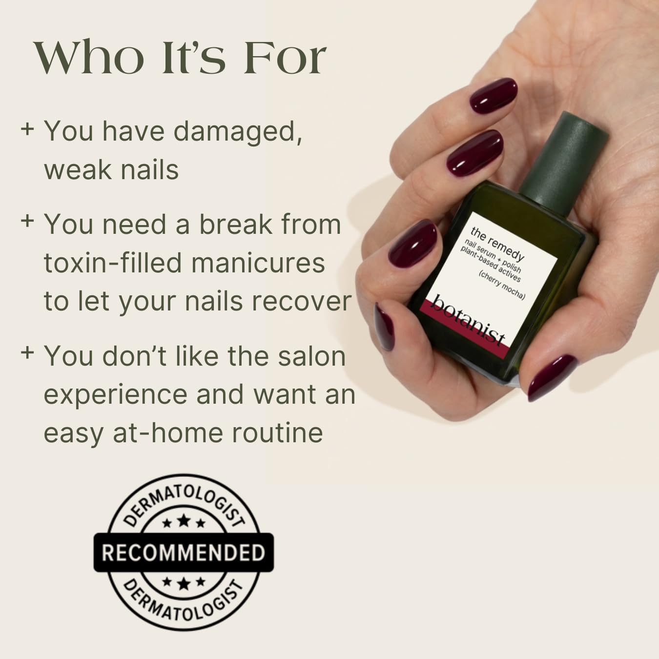 Botanist Nails The Remedy packaging case ready for travel and gifting.