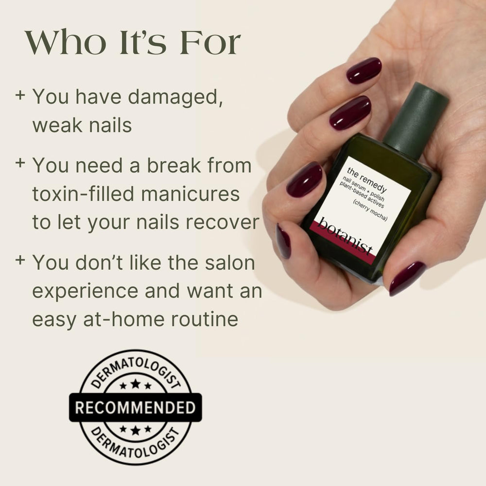 Botanist Nails The Remedy packaging case ready for travel and gifting.