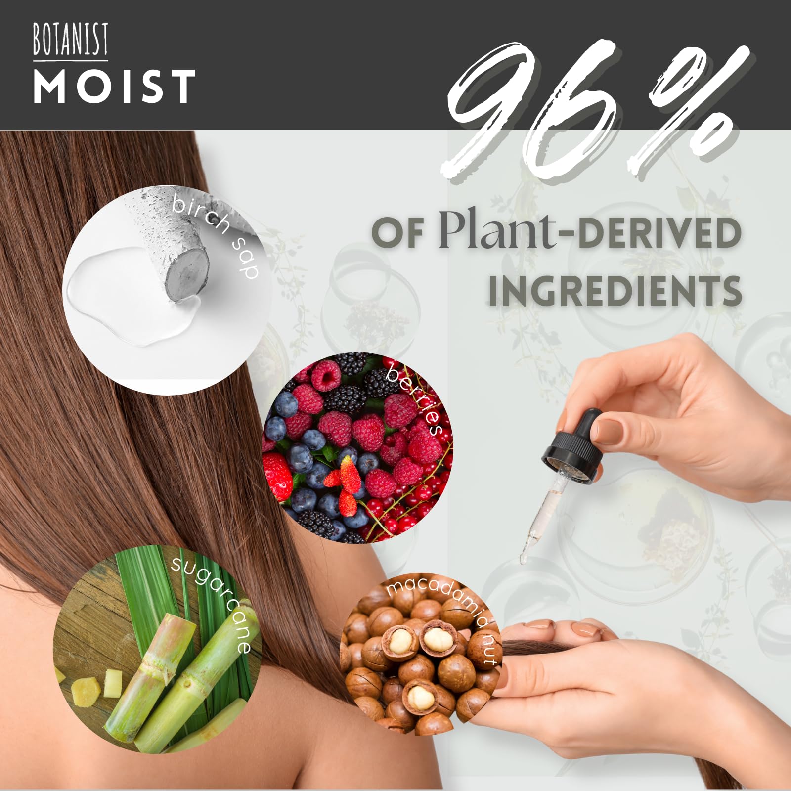 Botanist conditioner features collagen and vegetable protein to help strengthen strands.