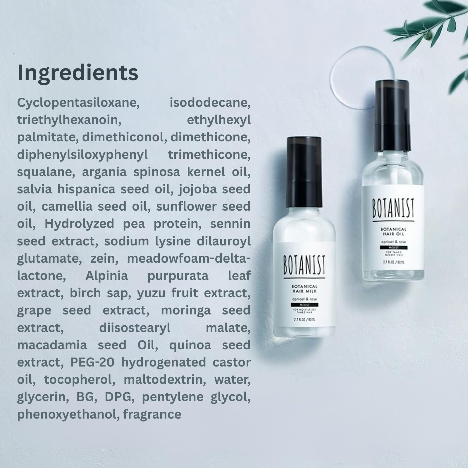 Botanist Organic Hair Oil for daily use and nourishment.