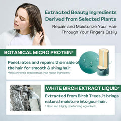 Botanist Organic Hair Oil with jojoba and plant proteins.