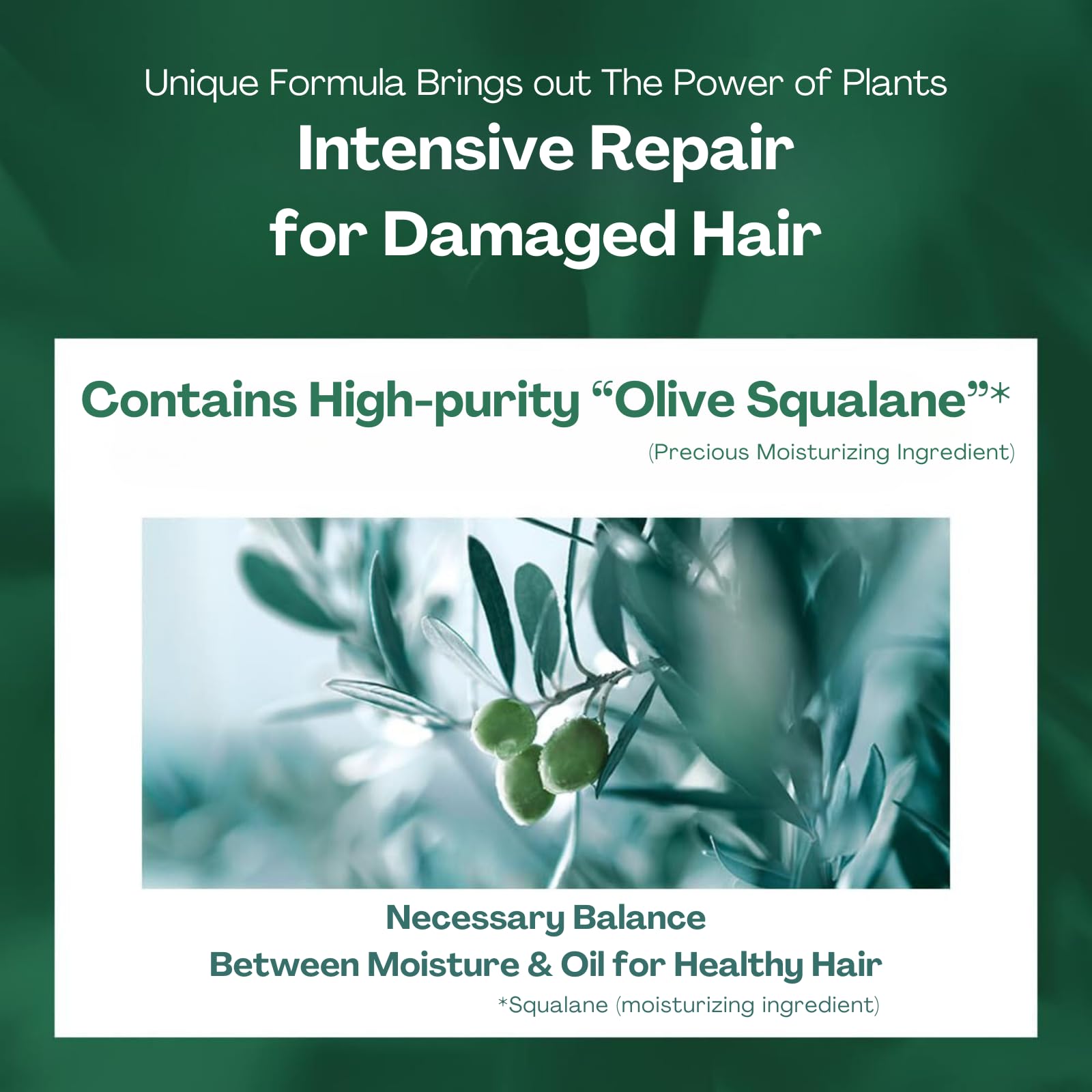 Botanist oil enriched with olive squalane for smoothness.