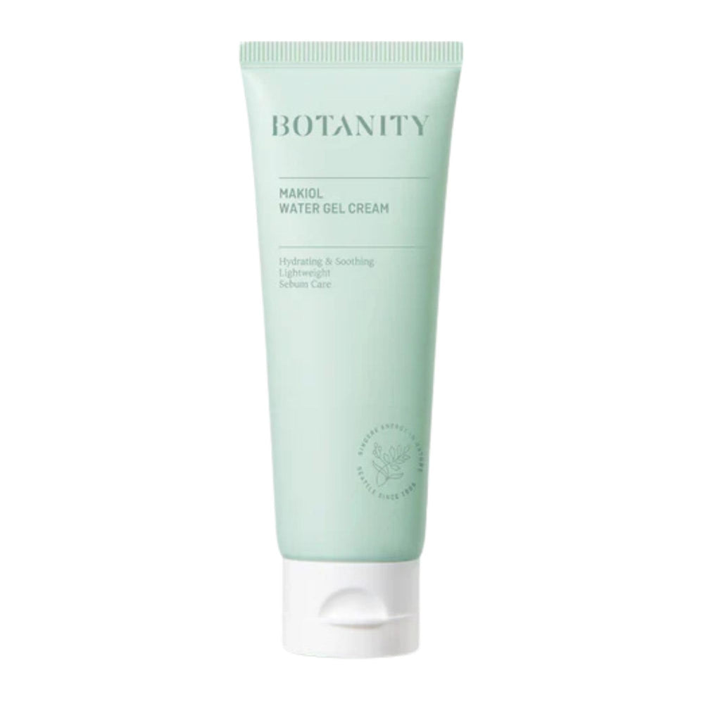 BOTANITY Makiol Water Gel Cream jar with hydrating formula for shine control