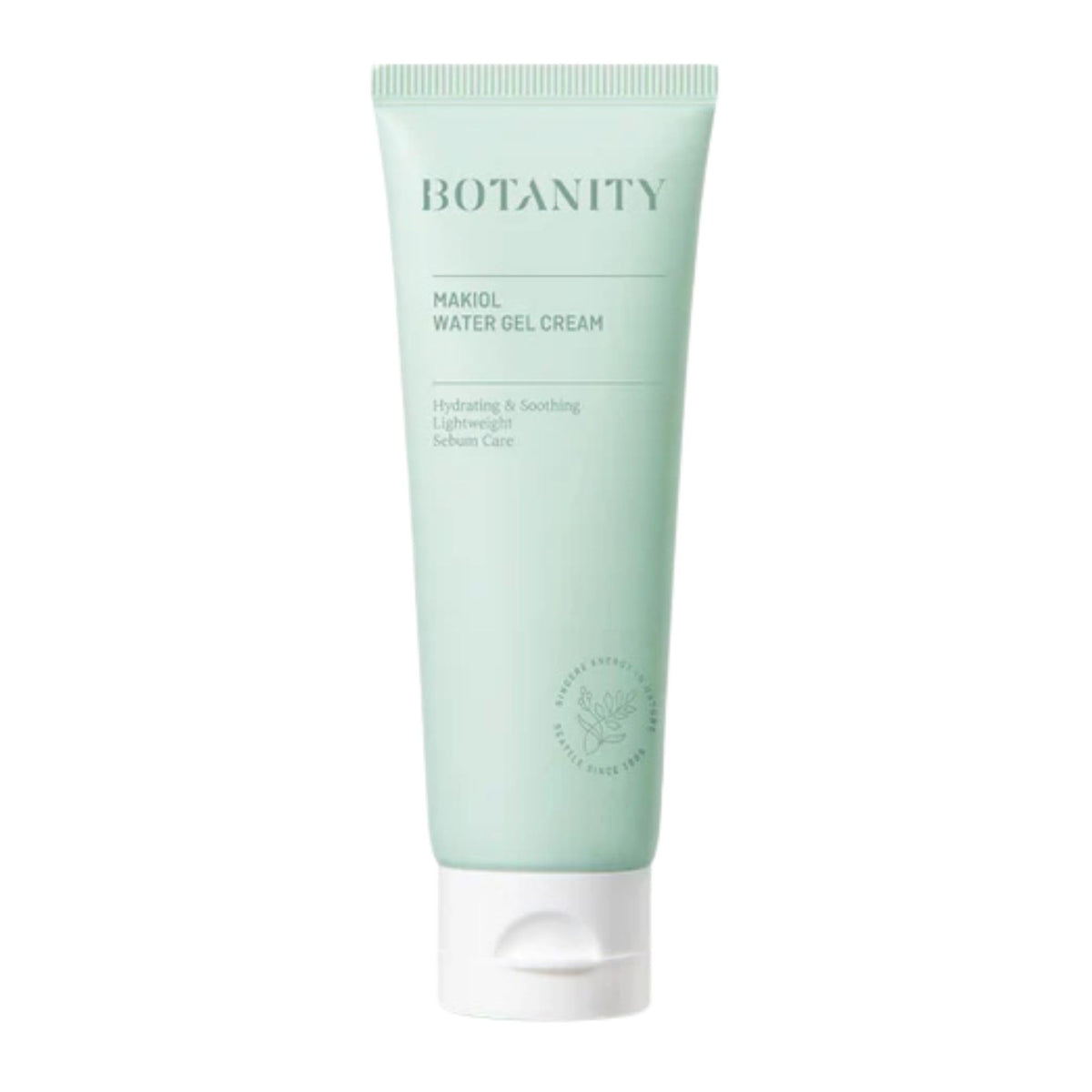 BOTANITY Makiol Water Gel Cream jar with hydrating formula for shine control