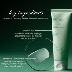 BOTANITY Makiol Water Gel Cream texture swirl showing quick absorption