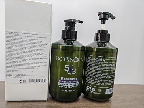 BOTANQUIL Rosemary Shampoo gift-ready packaging appeals to holiday gifting.