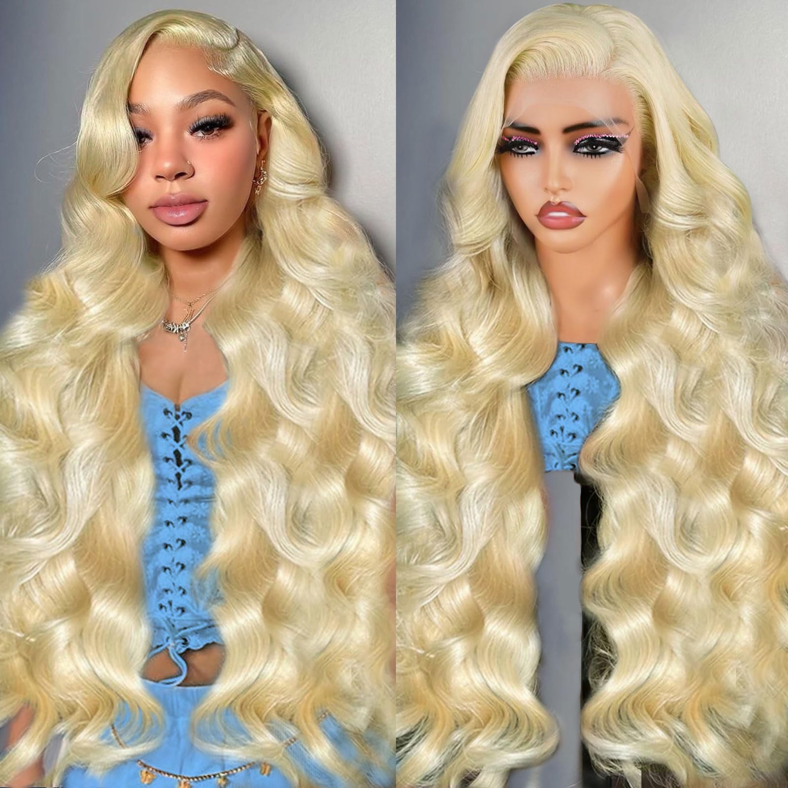 BOTNNS blonde 613 body wave lace front wig for natural daily wear.