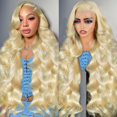 BOTNNS blonde 613 body wave lace front wig for natural daily wear.