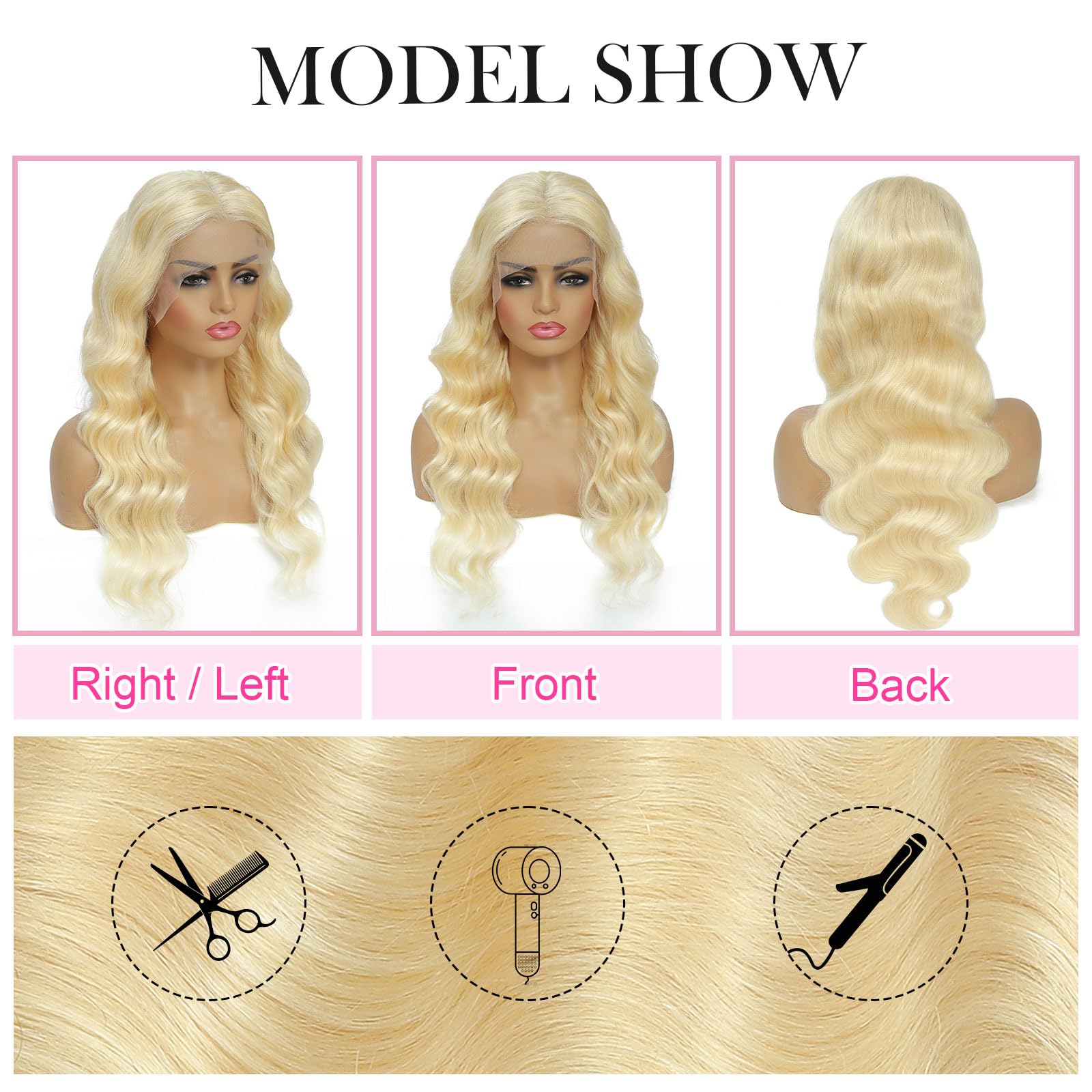 BOTNNS dye-perm-ready 613 wig for flexible color options.