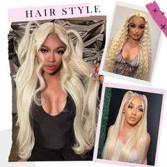 BOTNNS pre-plucked hairline 613 wig with natural baby hairs.