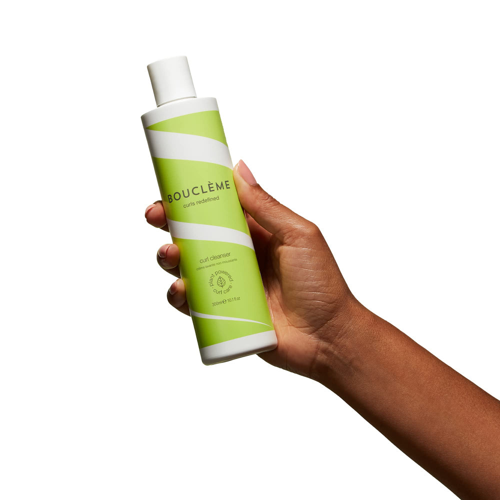 Boucleme Curl Cleanser contains argan oil, honey, and virgin coconut oil.