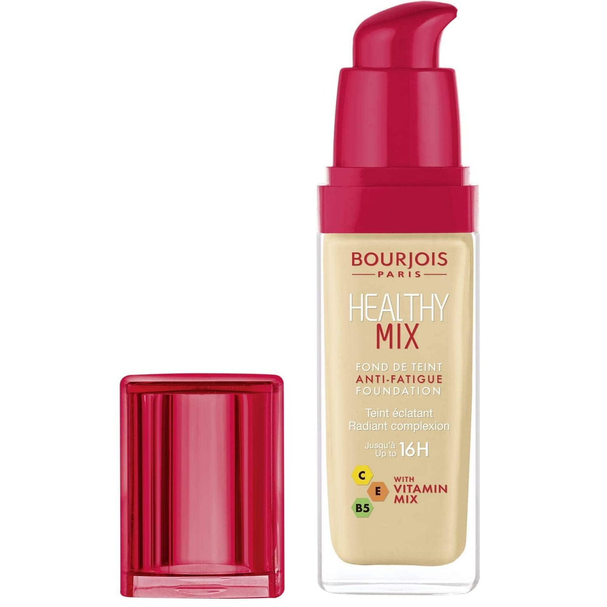 Bourjois Healthy Mix Foundation bottle for a natural radiant glow