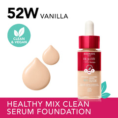Bourjois Healthy Mix Serum bottle cap closeup highlighting easy pump application.