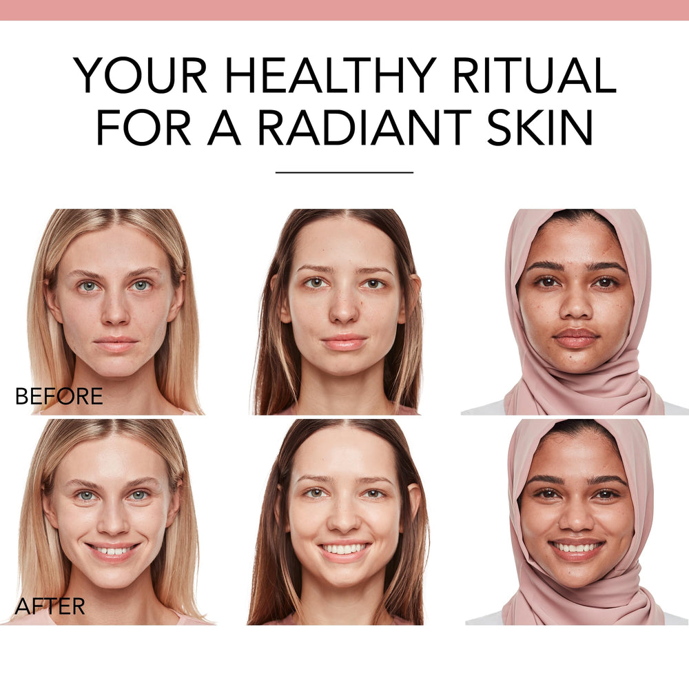 Bourjois Healthy Mix Serum swatches on arm reveal natural coverage.