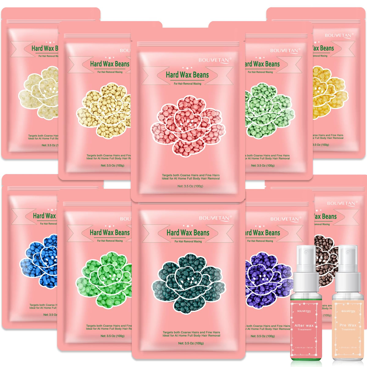 Bouvetan wax beads for full-body waxing offer smooth at-home results