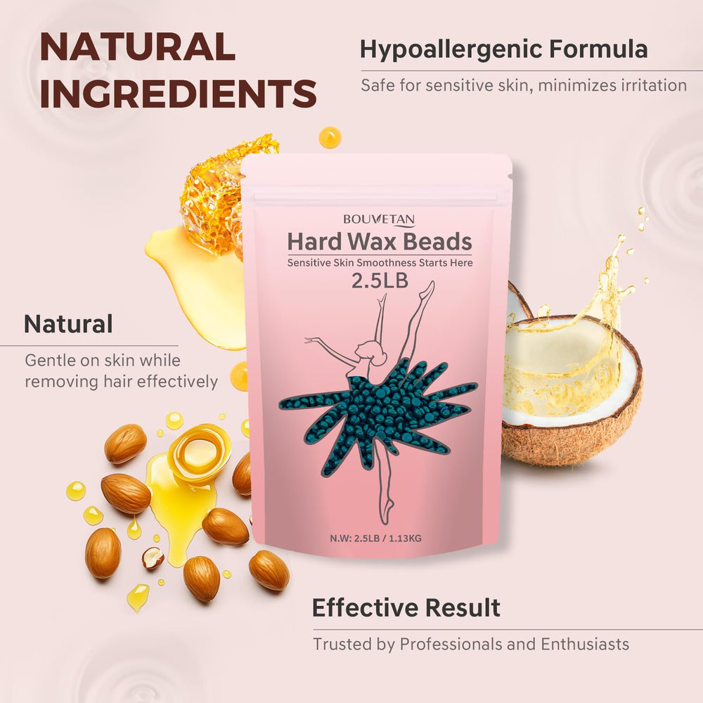 Bouvetan wax beads melting stage for smooth application