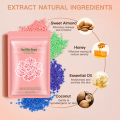 Bouvetan wax kit beads designed for bikini line and underarms for precise waxing.