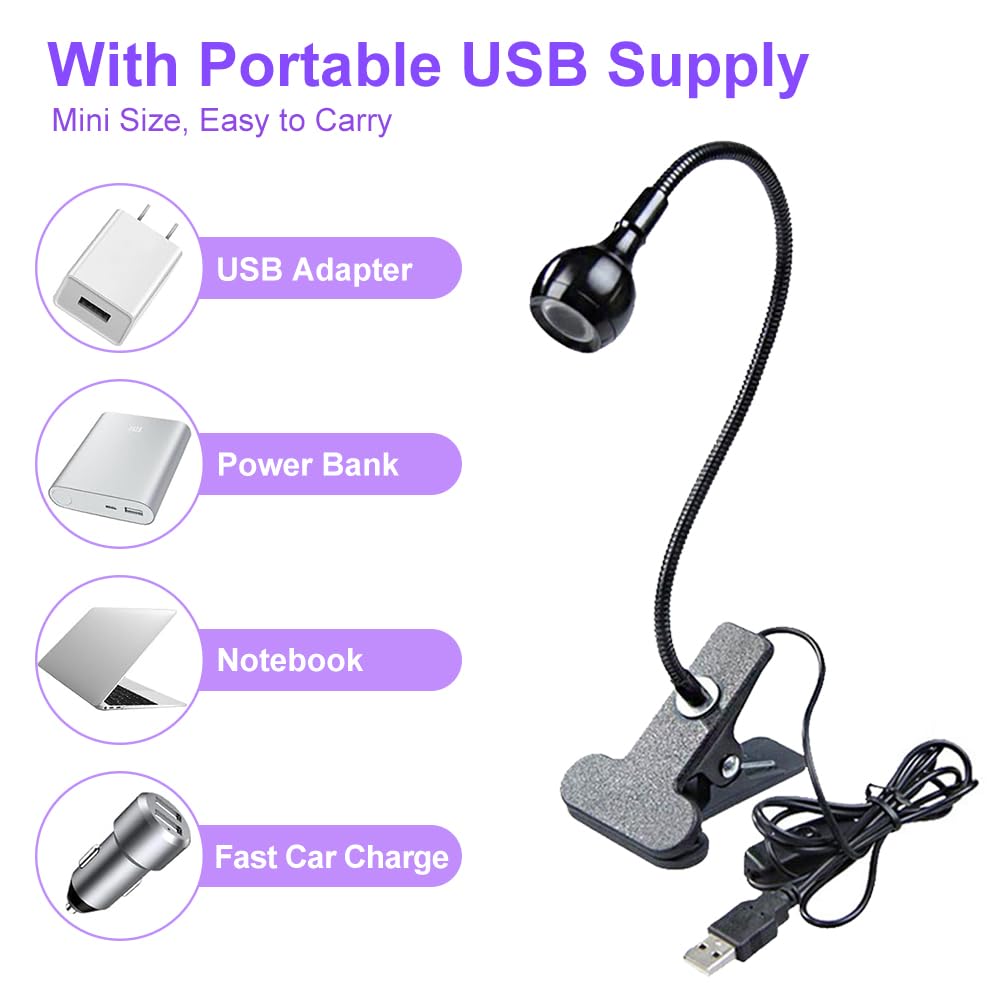 Bovmics 395 nm UV LED provides bright ultraviolet illumination.
