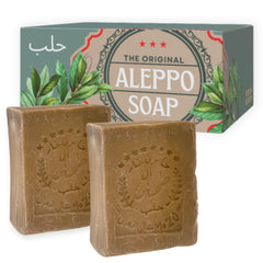 BOX 4 BODY Aleppo soap bar with laurel and olive oils for gentle cleansing