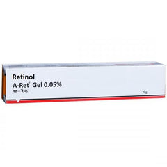 BOX2BUY Retinol Gel 0.05 bottle ready for nightly skincare routines to improve texture.
