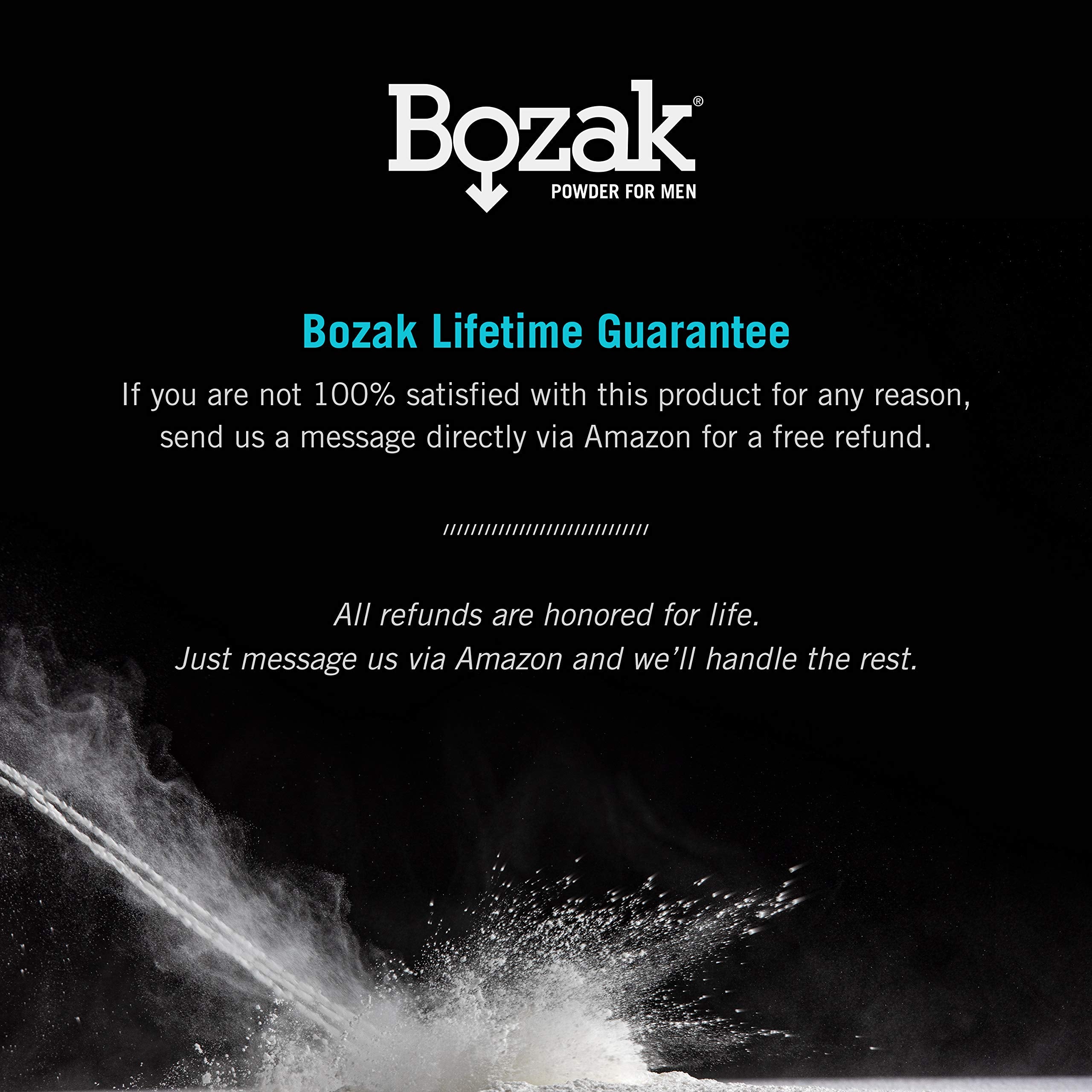 Gym bag essential Bozak powder helps prevent chafing during workouts.