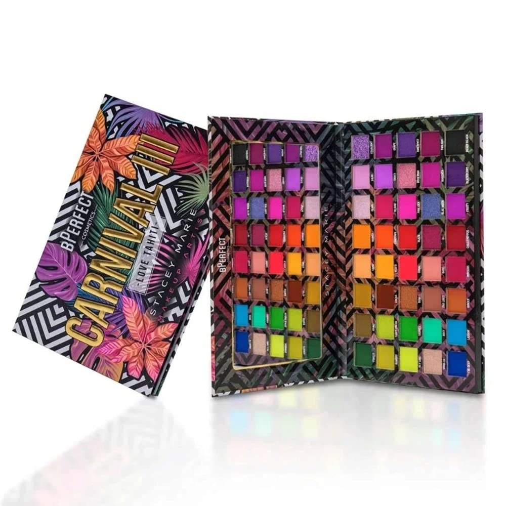 BPerfect Carnival III Love Tahiti palette cover with tropical vibes for bold eye looks.