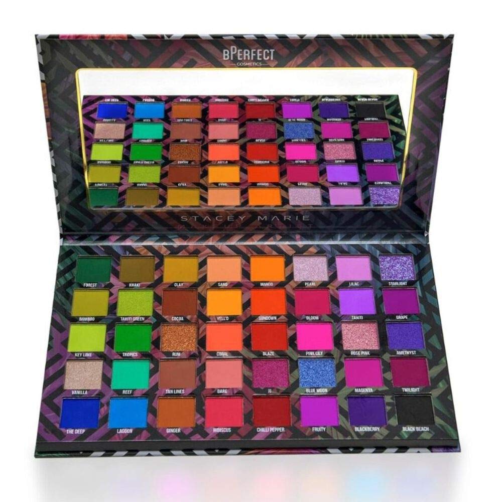 BPerfect Carnival III Love Tahiti swatches row 1 show vibrant greens and yellows.
