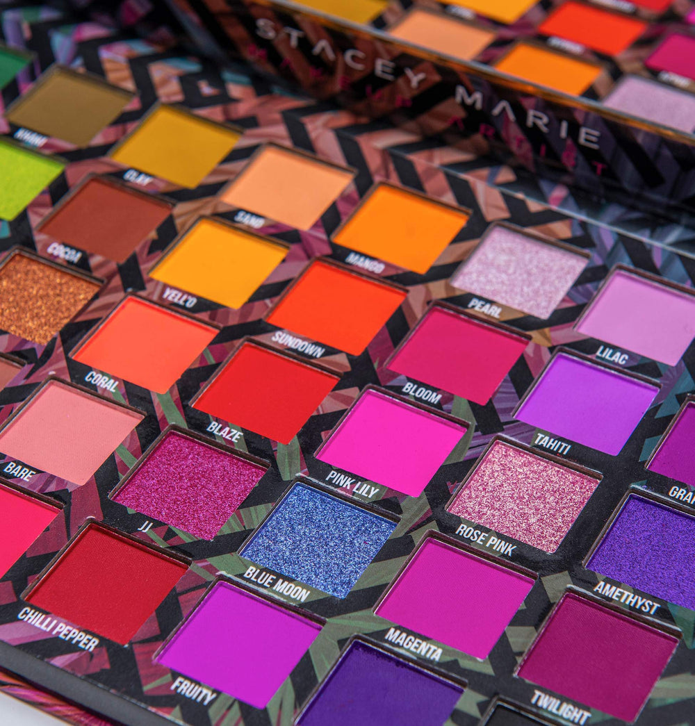 BPerfect Carnival III Love Tahiti swatches row 2 reveal pinks and purples.