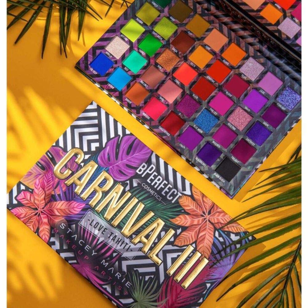 BPerfect Tahiti-green and lagoon tones blend for tropical day or night makeup.