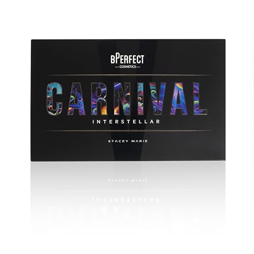 BPerfect Carnival V Interstellar Palette Stacey Marie—duochrome shimmer close-up for multidimensional, space-inspired makeup.
