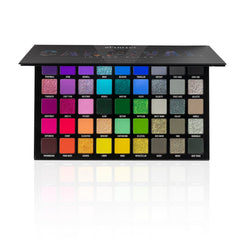 BPerfect Carnival V Interstellar Palette Stacey Marie—front view showing bold, blendable shades for creative looks.