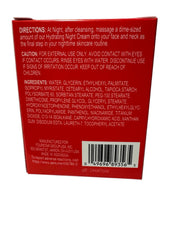 bpure Night Cream texture close-up highlighting rich, non-greasy moisturization