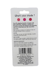 bpure tinted-rose lip balm closeup swatch reveals personalized tint