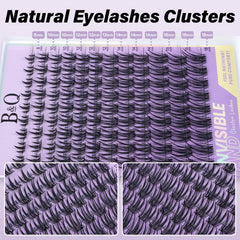 B&Qaugen Bella Lash Clusters apply beneath natural lashes for seamless blend.
