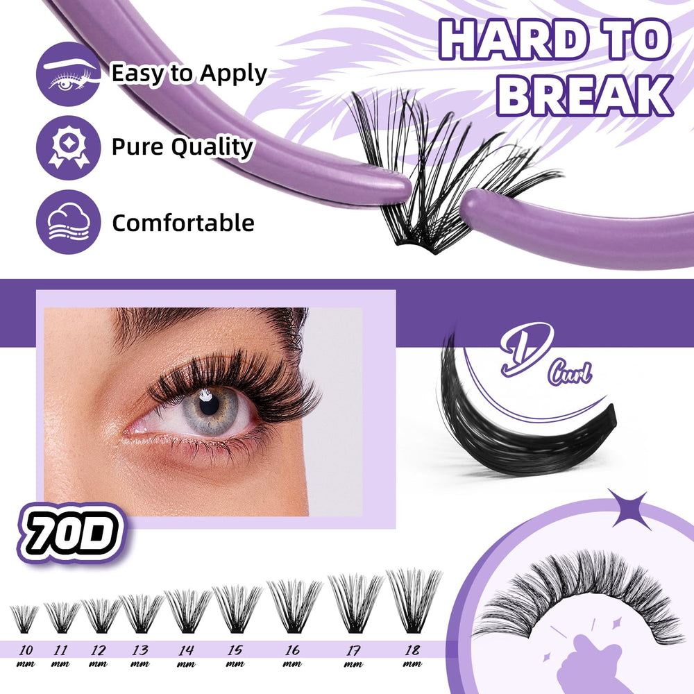 B&Qaugen DIY lash kit includes essential tools for smooth application.