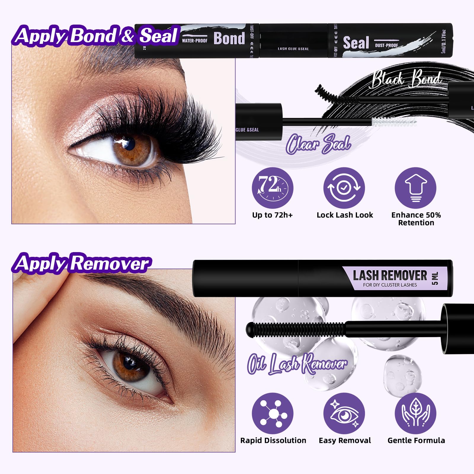 B&Qaugen dramatic cat-eye lashes for bold evening looks