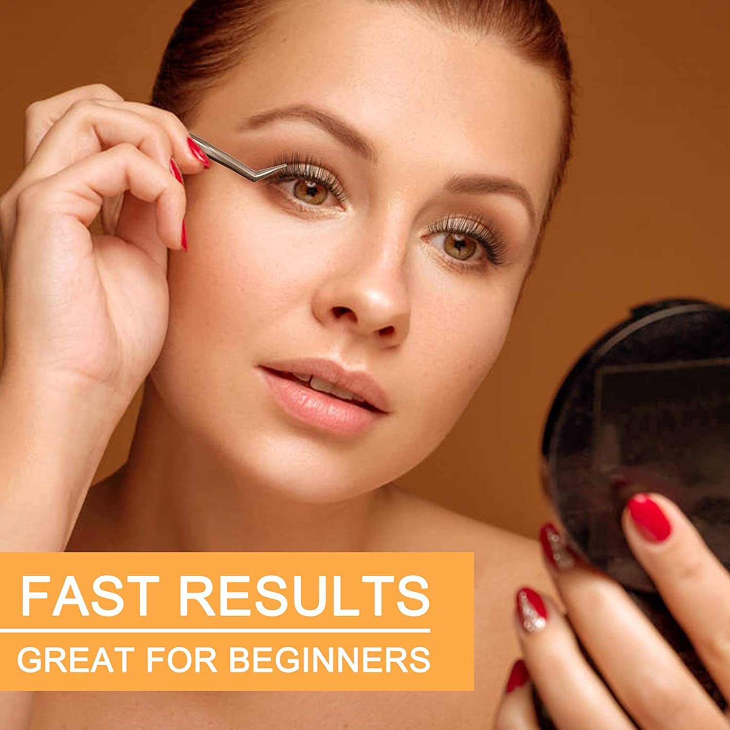 BQaugen easy removal with tweezers without lash damage.